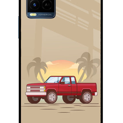 Desert Classic Drive Vivo Y33T Glass Case