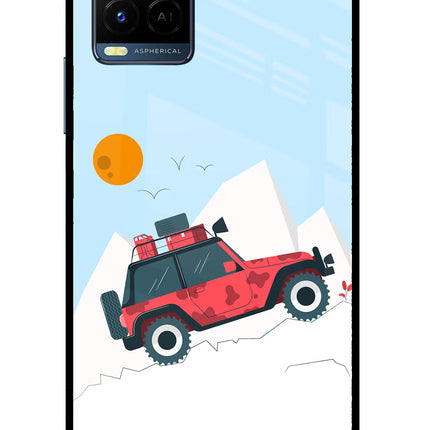 Mountain Trail Beast Vivo Y33T Glass Case