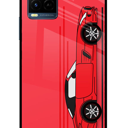 Red Velocity Vivo Y33T Glass Case