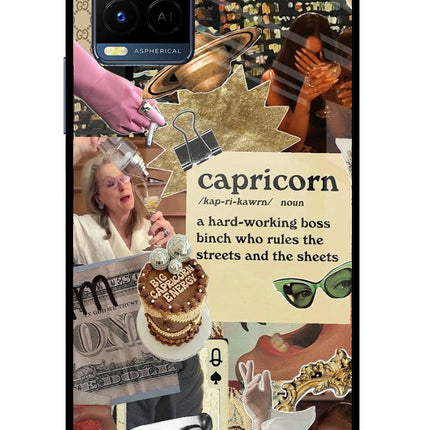 Capricorn Zodiac Vivo Y33T Glass Case