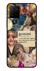 Gemini Zodiac Vivo Y33T Glass Case