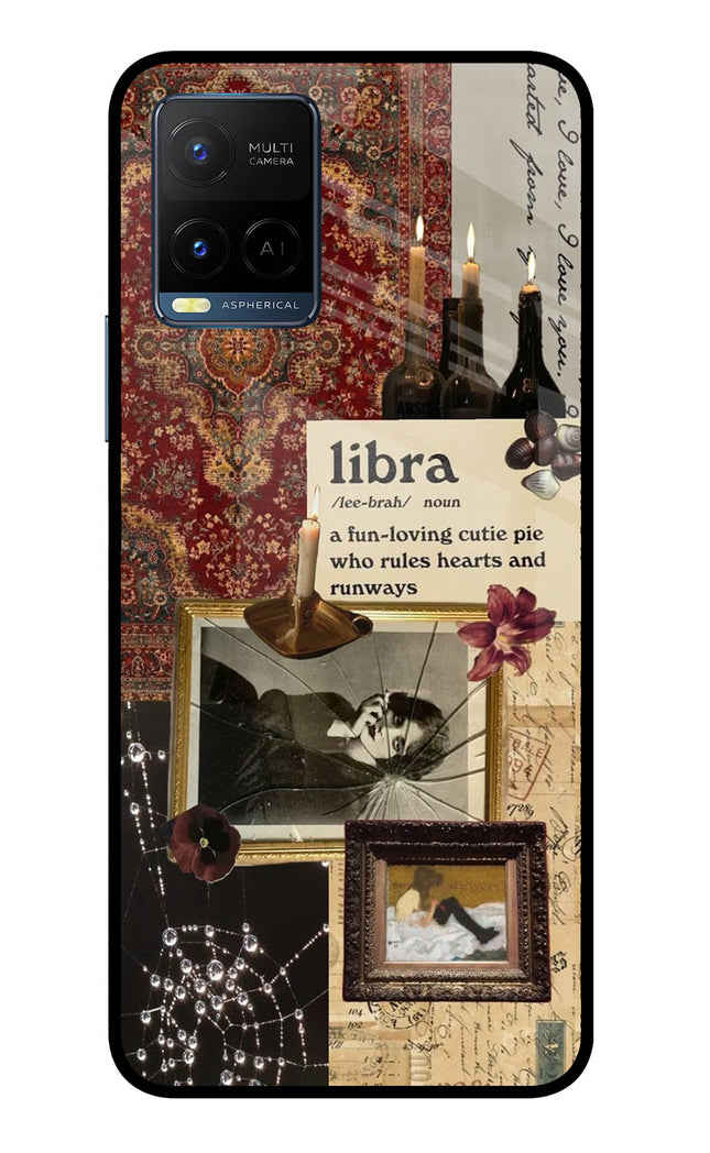 Libra Zodiac Vivo Y33T Glass Case