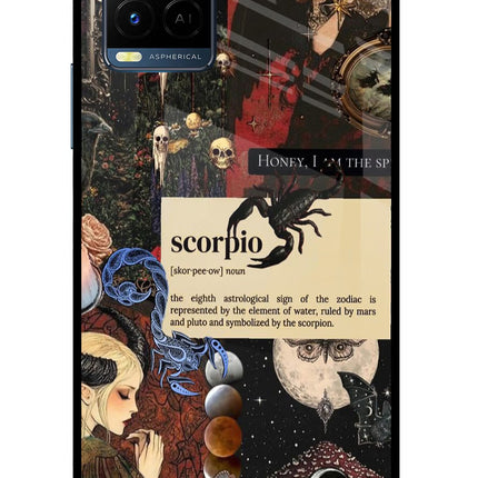 Scorpio Zodiac Vivo Y33T Glass Case