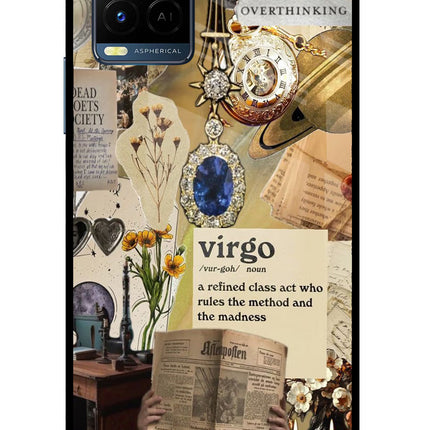 Virgo Zodiac Vivo Y33T Glass Case