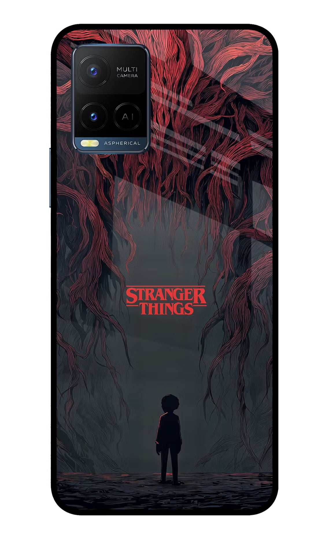Ordinary Things Dark Side Vivo Y33T Glass Case Back Cover by Casekaro