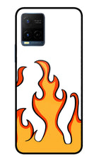 Fired Up – White Vivo Y33T Glass Case