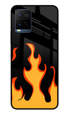 Fired Up – Black Vivo Y33T Glass Case