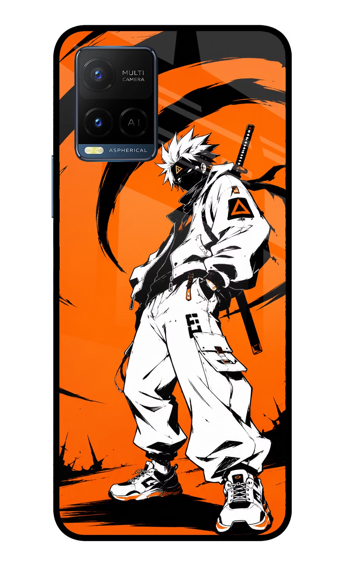 Street Samurai  Vivo Y33T Glass Case