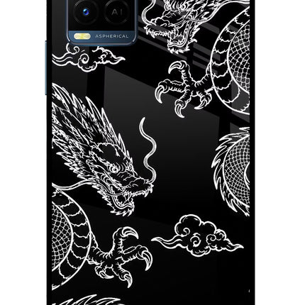 Twin Dragons Vivo Y33T Glass Case