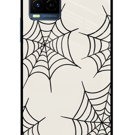 Spider Web Vivo Y33T Glass Case