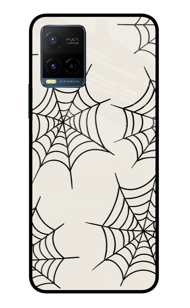 Spider Web Vivo Y33T Glass Case