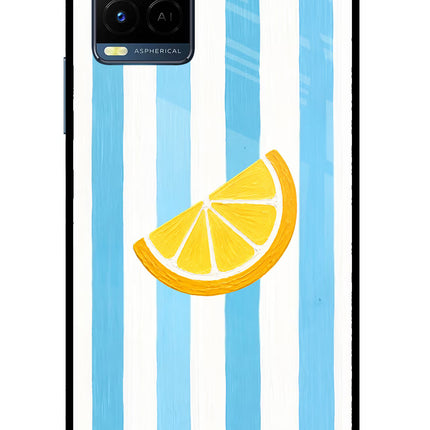 Summer Lemon Vivo Y33T Glass Case