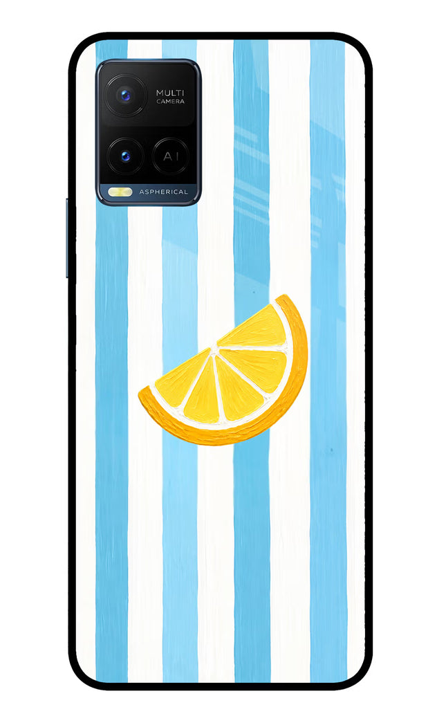 Summer Lemon Vivo Y33T Glass Case