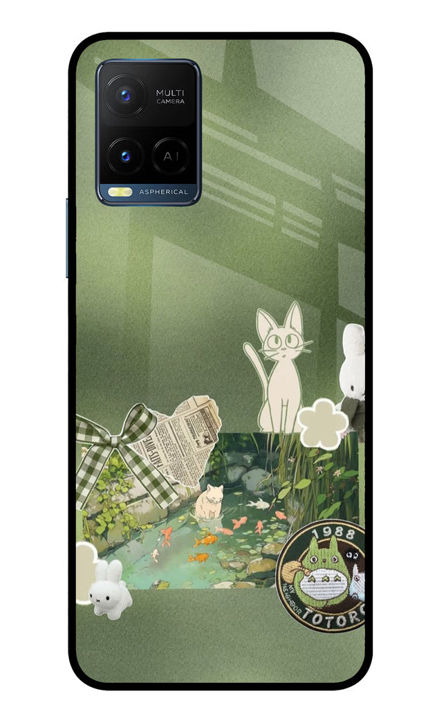 Aesthetic anime Vivo Y33T Glass Case