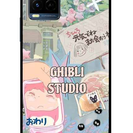 Studio Ghibli Vivo Y33T Glass Case