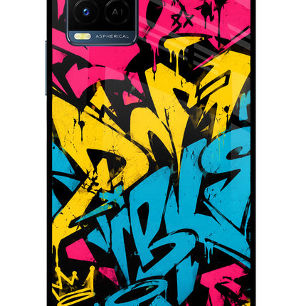 Graffiti Vibe Vivo Y33T Glass Case