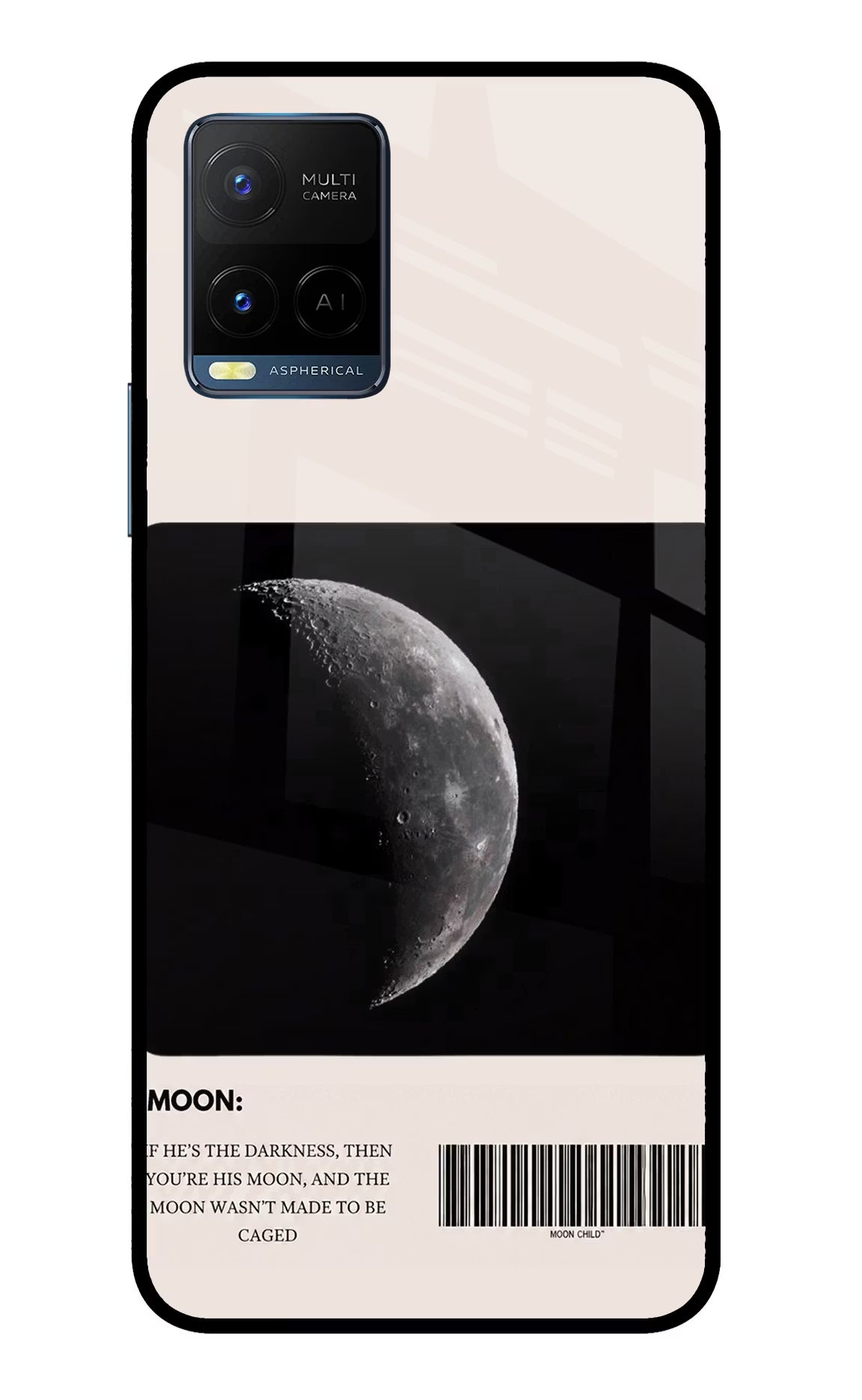 Moon Phase Vivo Y33T Glass Case