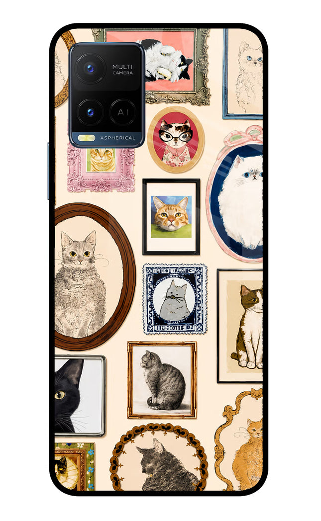 Mirror Cats Vivo Y33T Glass Case