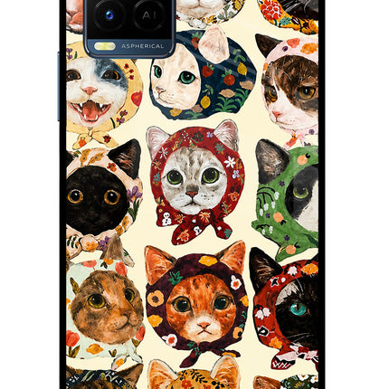 Cool Cat Vivo Y33T Glass Case