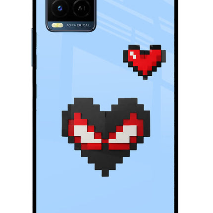 Peter Heart Vivo Y33T Glass Case