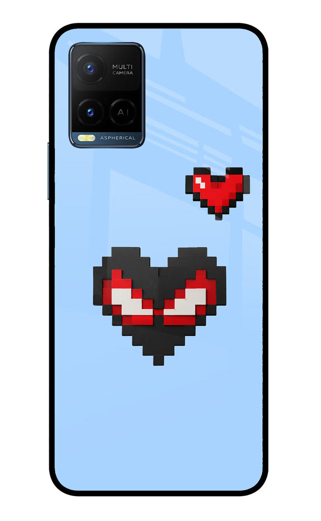 Peter Heart Vivo Y33T Glass Case