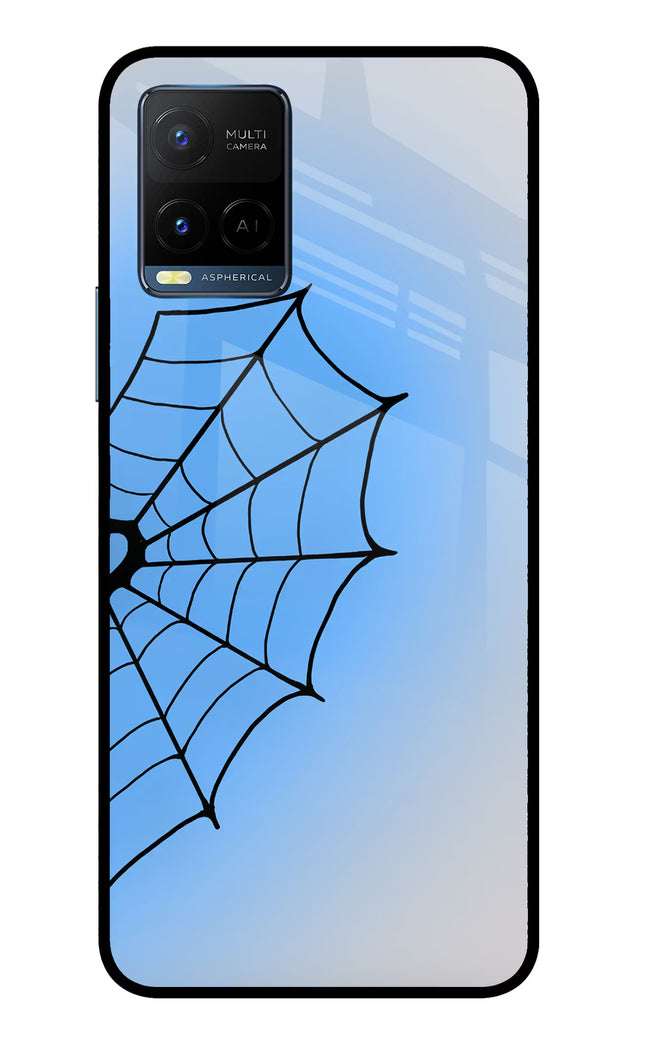 Blue Web Vivo Y33T Glass Case