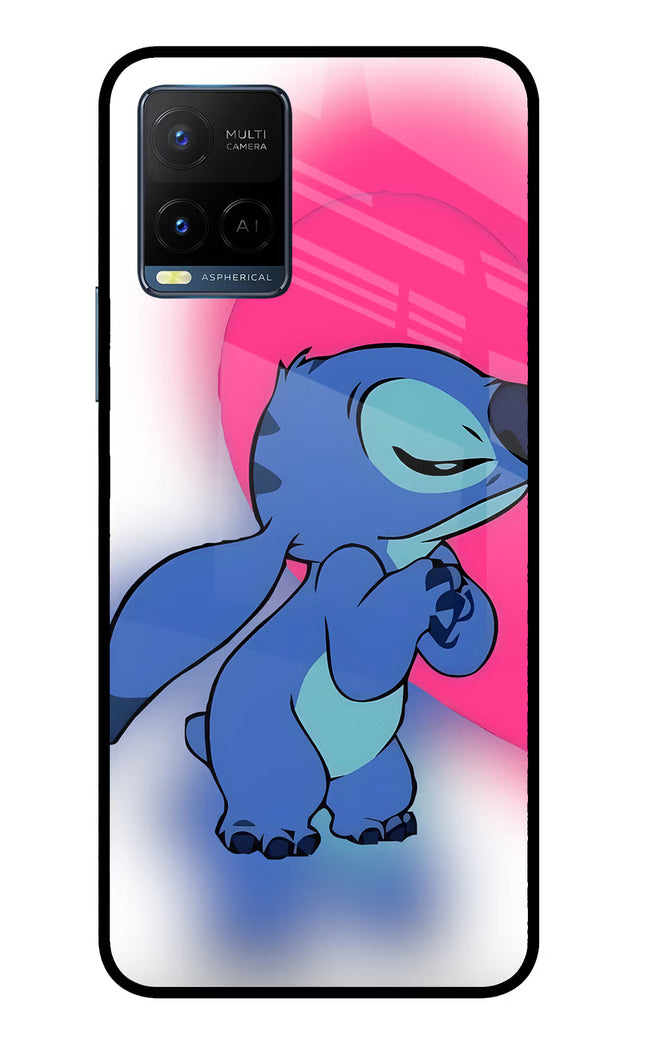 Stitch Hug Vivo Y33T Glass Case