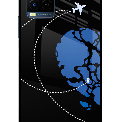 Love Orbit Vivo Y33T Glass Case Back Cover by Casekaro