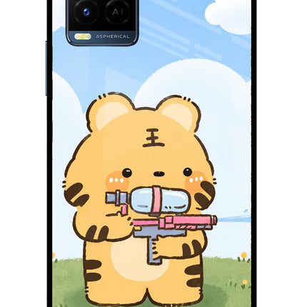 Tiger Treat Vivo Y33T Glass Case
