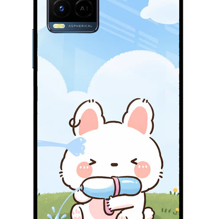 Bunny Treat Vivo Y33T Glass Case