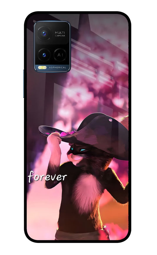 Forever Cat Vivo Y33T Glass Case