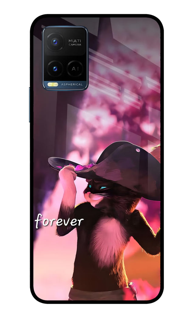 Forever Cat Vivo Y33T Glass Case