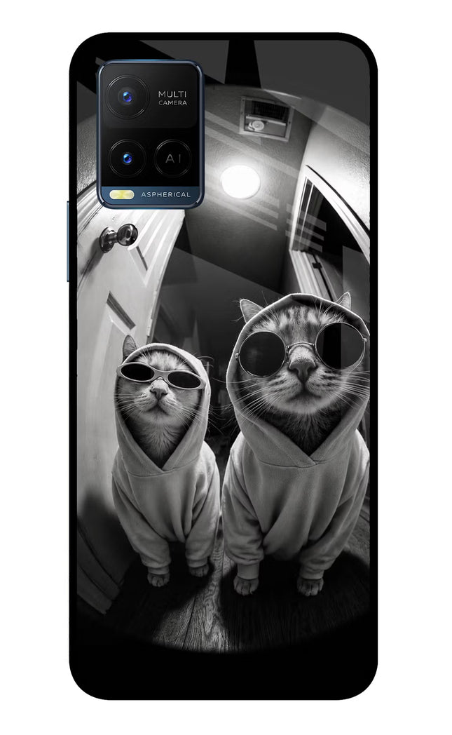 Hood Cats Vivo Y33T Glass Case