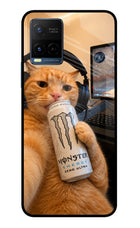 Gamer Cat Energy Vivo Y33T Glass Case