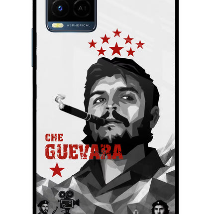 Che Guevara Iconic Vivo Y33T Glass Case Back Cover by Casekaro