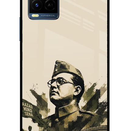 Netaji Rising Vivo Y33T Glass Case