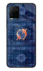 Koi Blue Vivo Y33T Glass Case