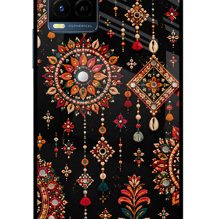 Boho Noir Vivo Y33T Glass Case