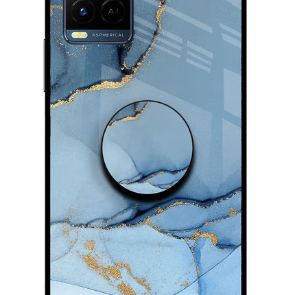 Blue Marble Vivo Y33T Pop Case by Casekaro