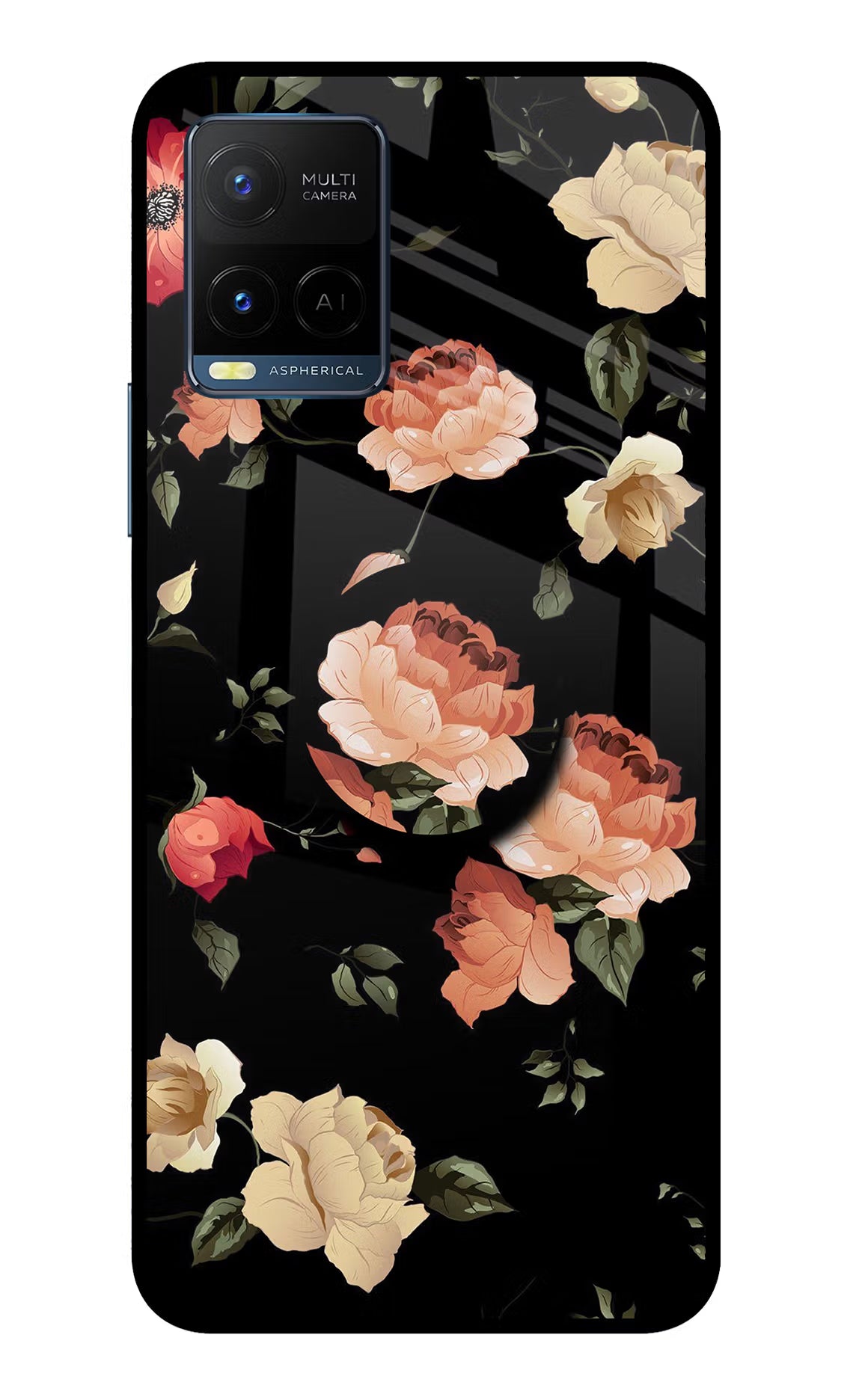 Flowers Vivo Y33T Pop Case by Casekaro