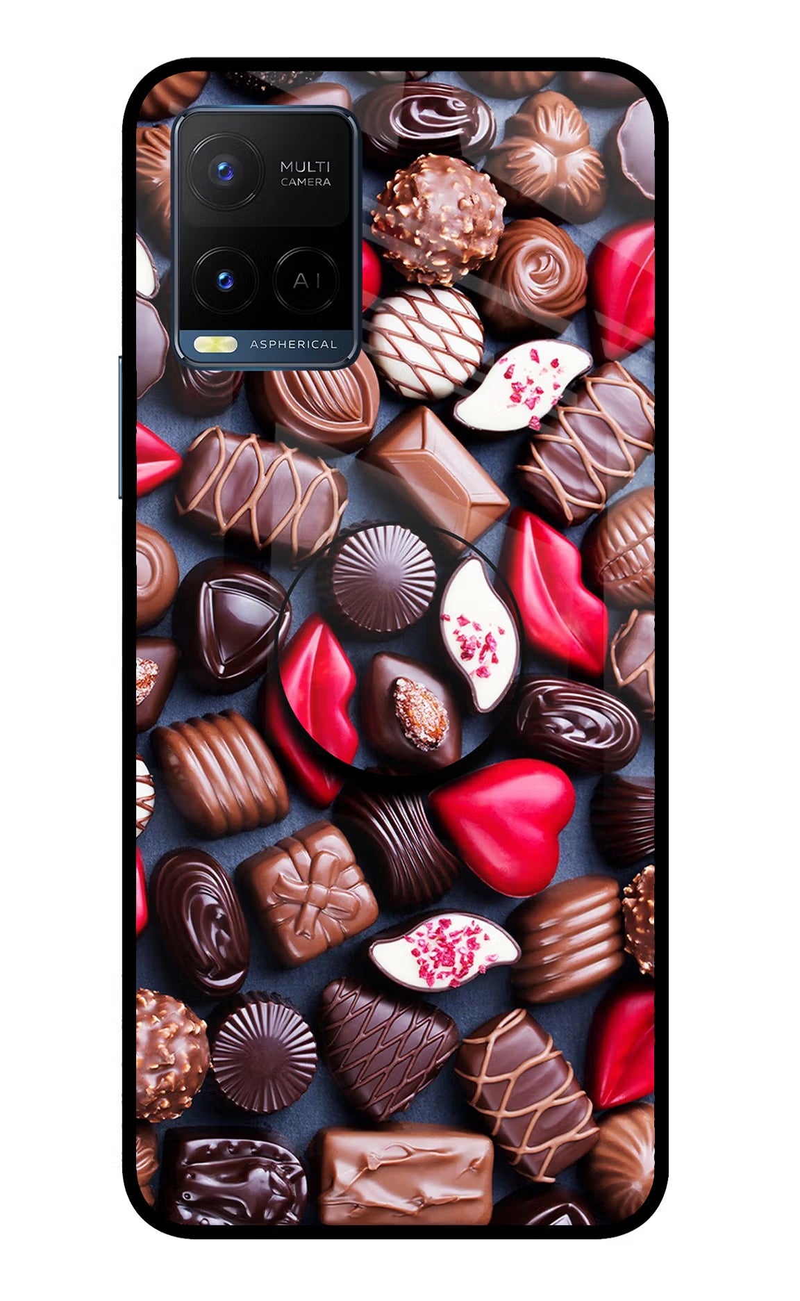 Chocolates Vivo Y33T Pop Case by Casekaro
