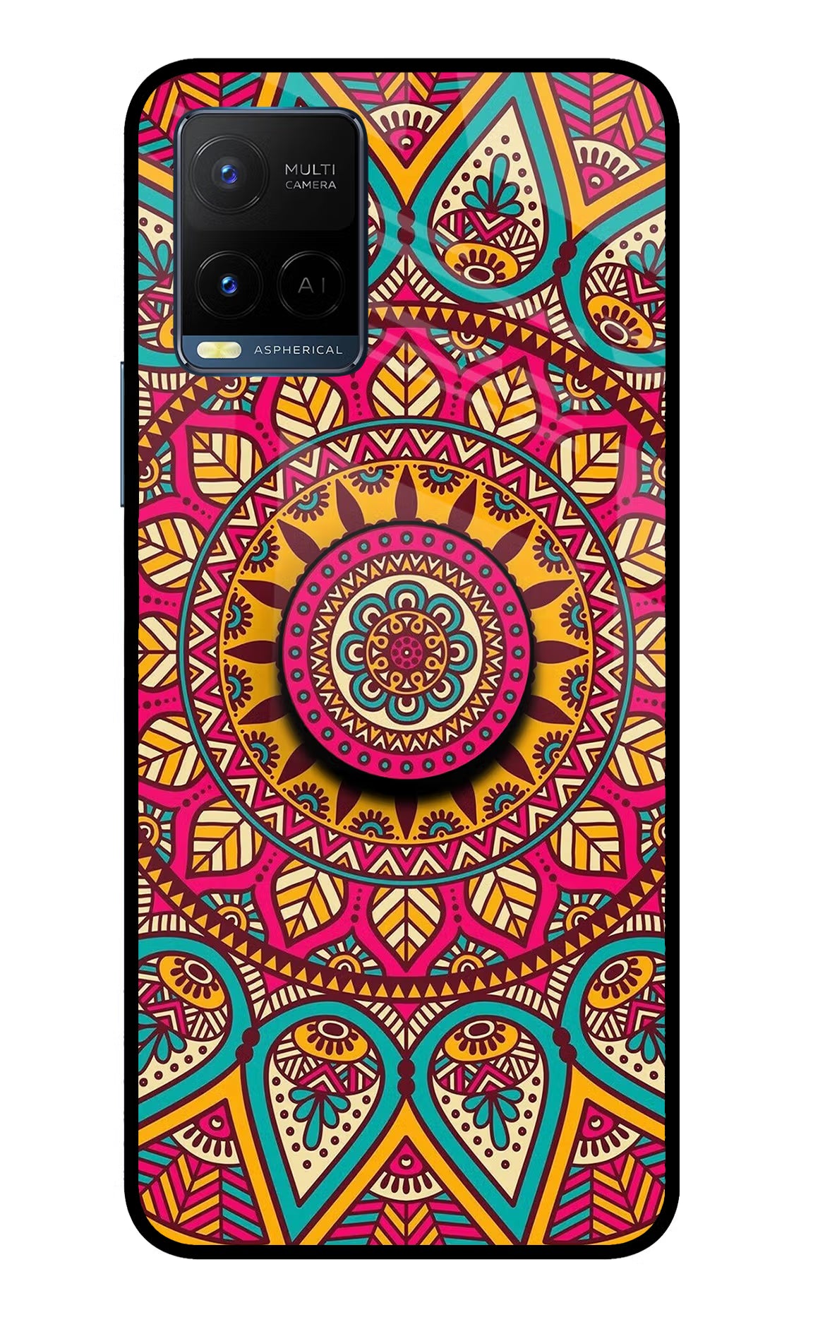 Mandala Vivo Y33T Pop Case by Casekaro
