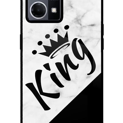 King Oppo F21 Pro 4G Glass Case Back Cover by Casekaro