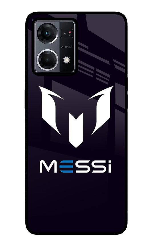 Messi Logo Oppo F21 Pro 4G Glass Case