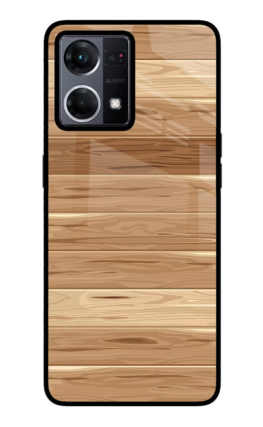 Wooden Vector Oppo F21 Pro 4G Glass Case