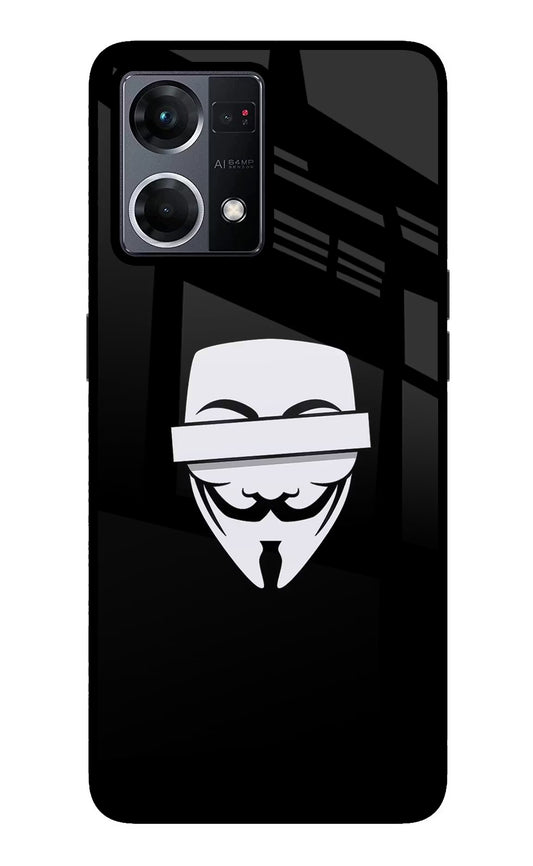 Anonymous Face Oppo F21 Pro 4G Glass Case