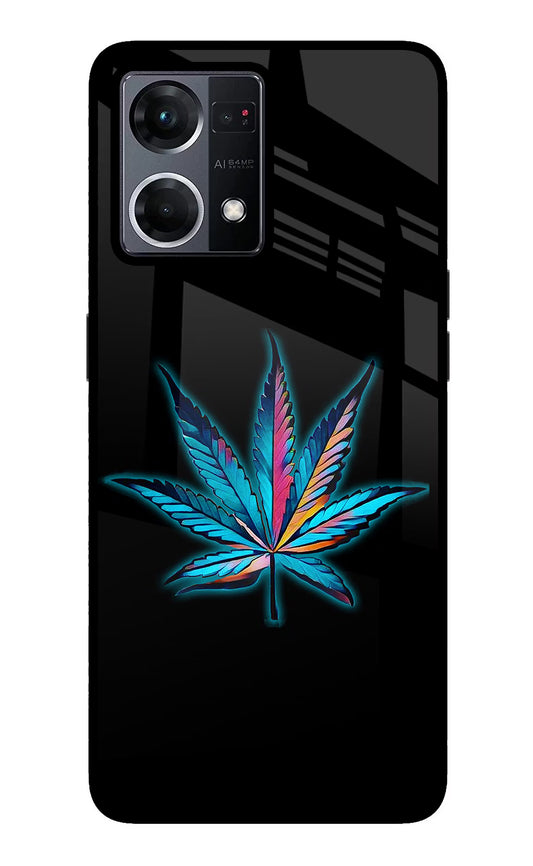 Weed Oppo F21 Pro 4G Glass Case