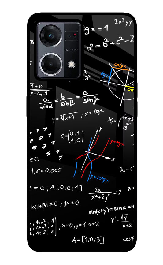 Mathematics Formula Oppo F21 Pro 4G Glass Case