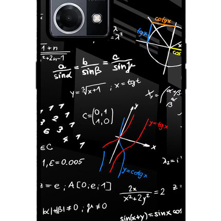 Mathematics Formula Oppo F21 Pro 4G Glass Case Back Cover by Casekaro