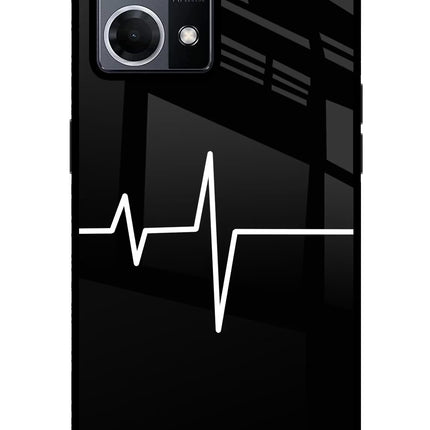 Heart Beats Oppo F21 Pro 4G Glass Case Back Cover by Casekaro